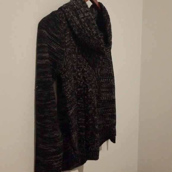 Black Cowl Neck Sweater - Picture 5 of 6